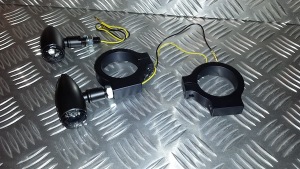Led Indicators Billet Bracket's from Triumph Custom Parts